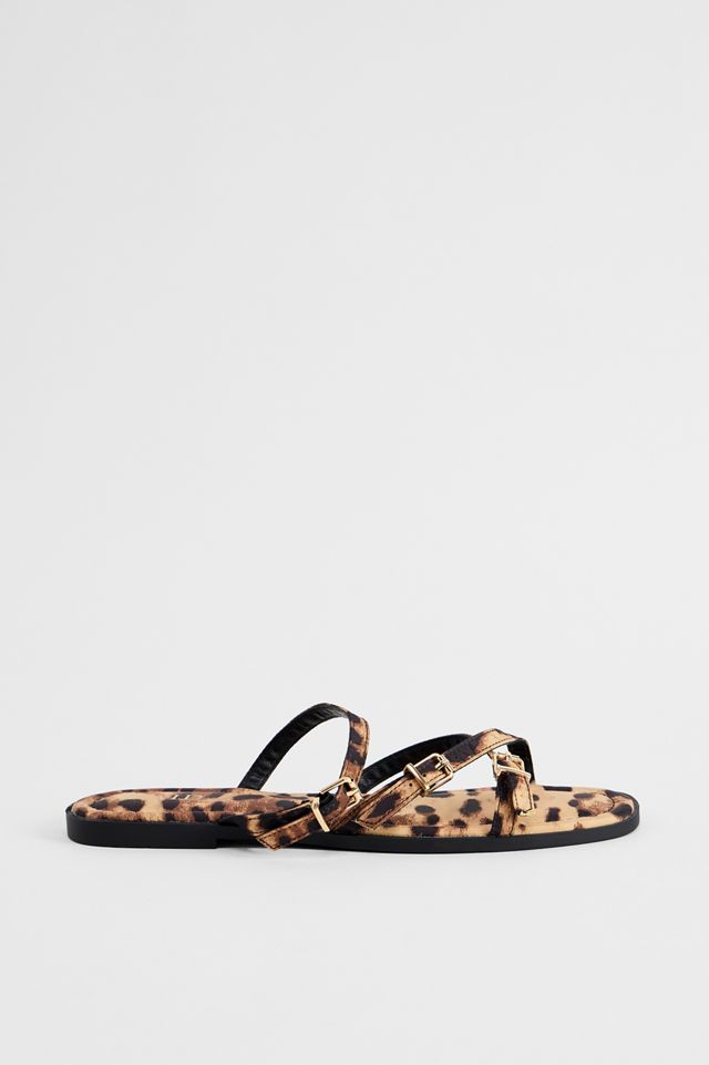 RAID Leopard Lyla Buckle Sandals #3