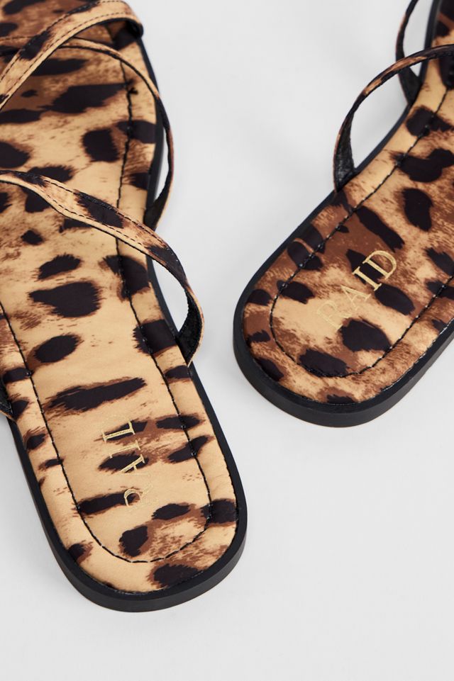 RAID Leopard Lyla Buckle Sandals #4