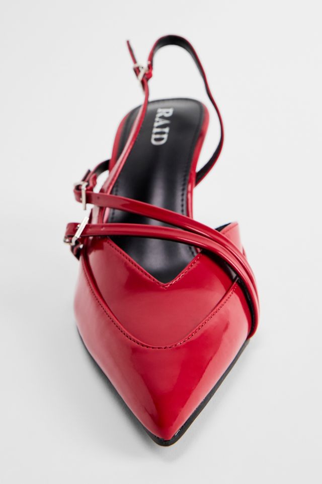 Chaussures à bride arrière Seema RAID rouges #2