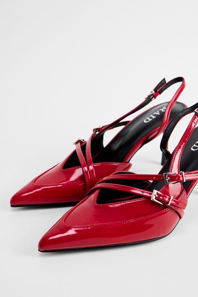 Chaussures à bride arrière Seema RAID rouges #4