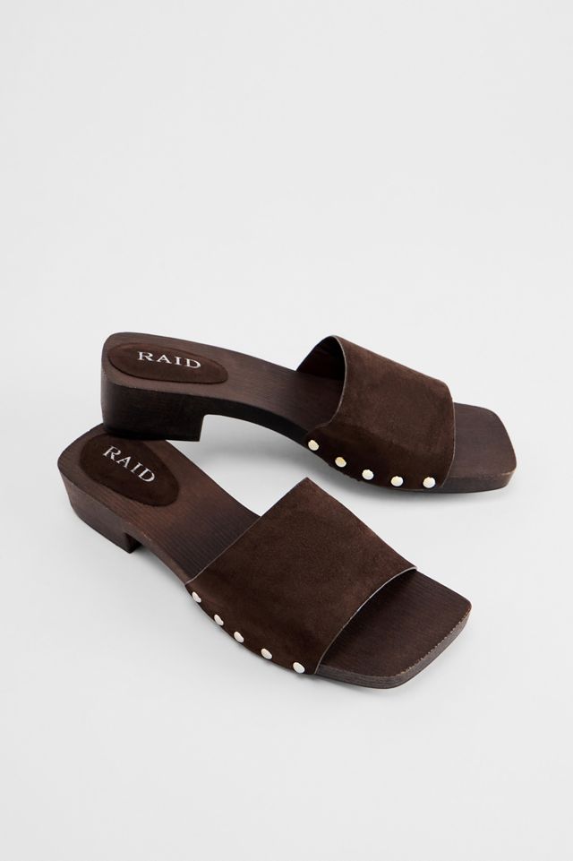 Sandalias Zueco Soline Marrones RAID #1