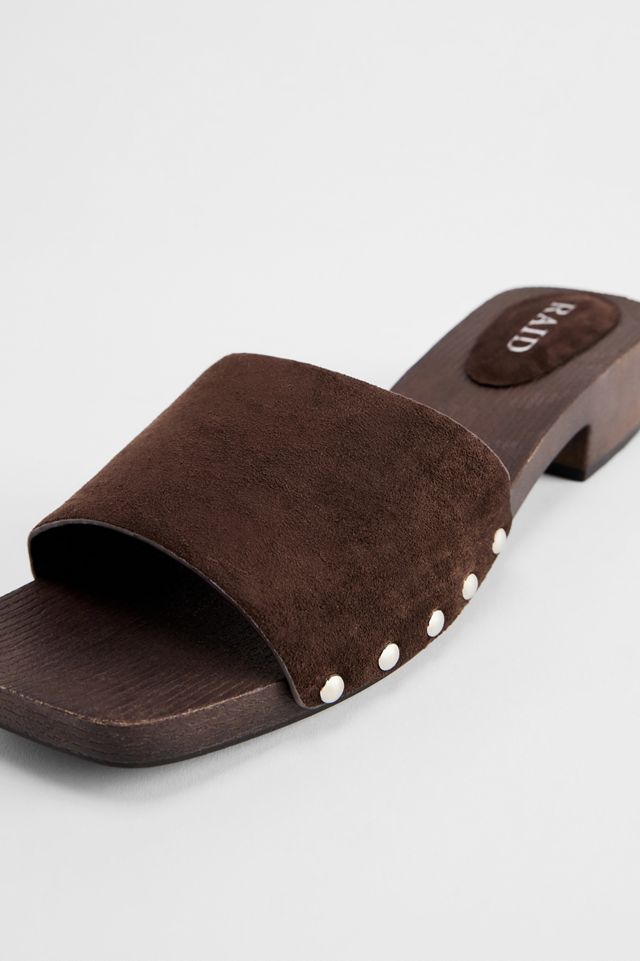 Sandalias Zueco Soline Marrones RAID #3