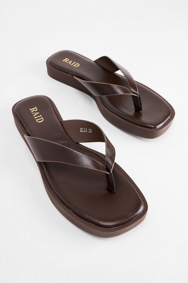 Tongs Elia marron RAID #1