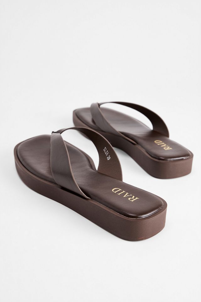 Tongs Elia marron RAID #4