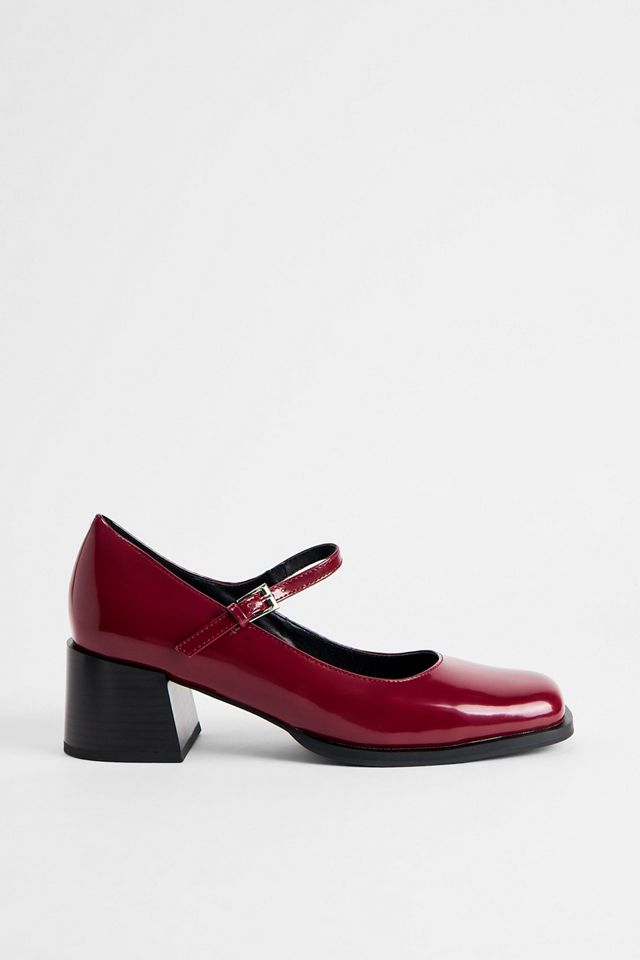 RAID Burgunderrote Emeldaa Mary Jane Schuhe #2