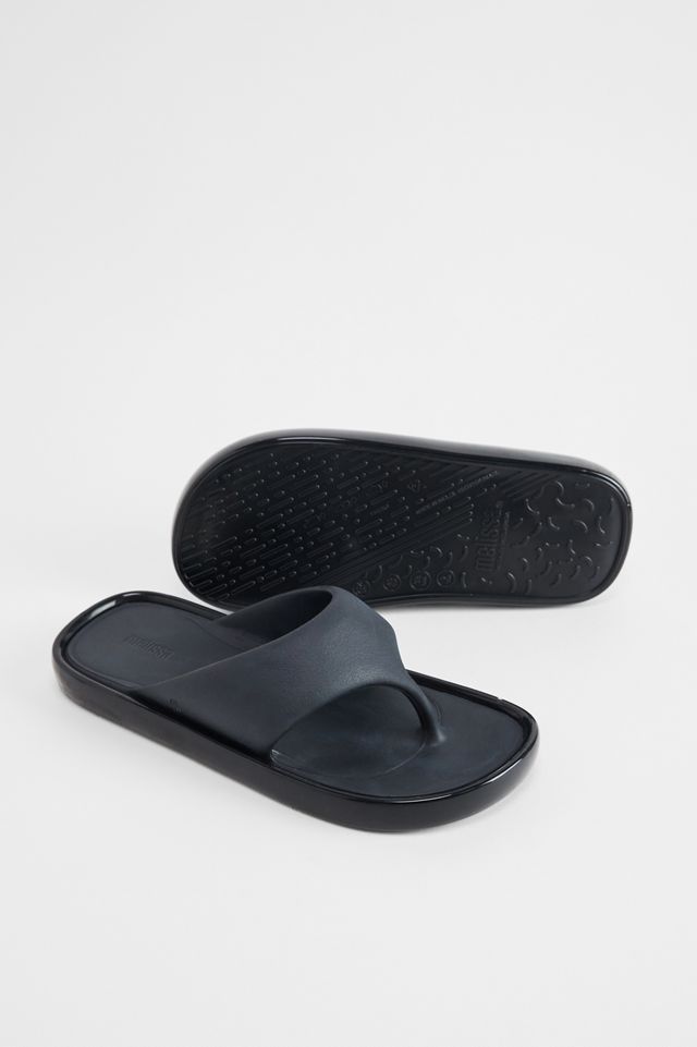 Melissa Black Jelly Flip Flops #1