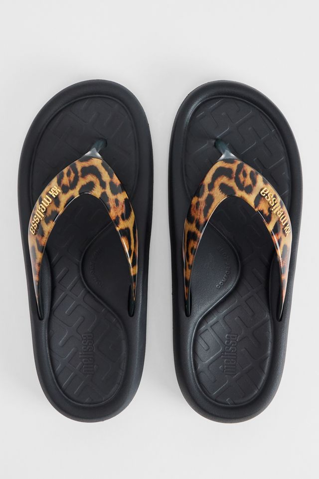 Melissa Leopard Jelly Flip Flops #2