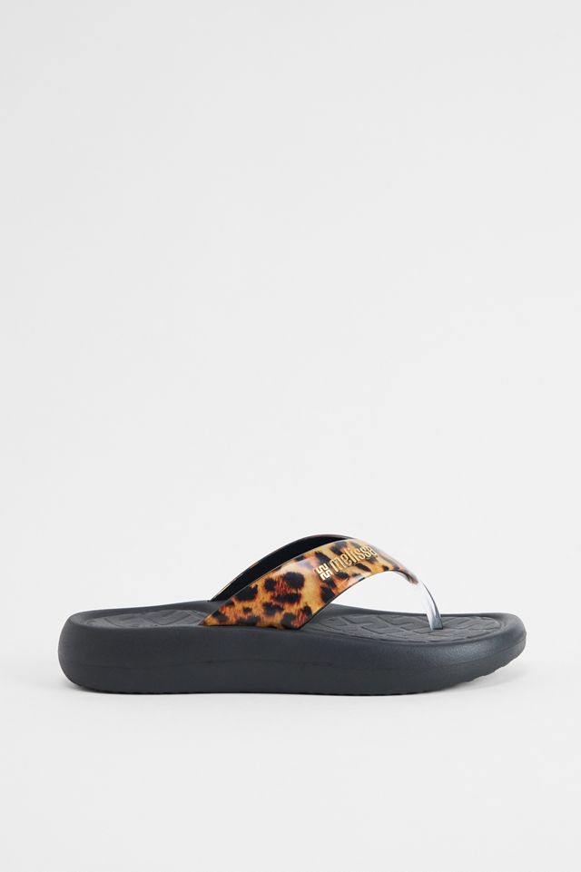 Melissa Leopard Jelly Flip Flops #1