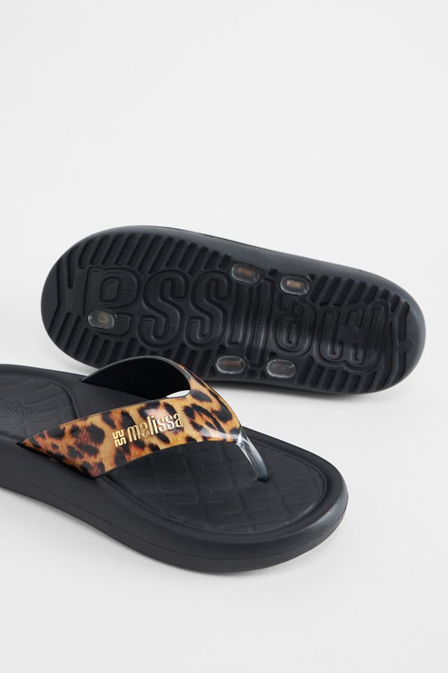 Melissa Leopard Jelly Flip Flops #3