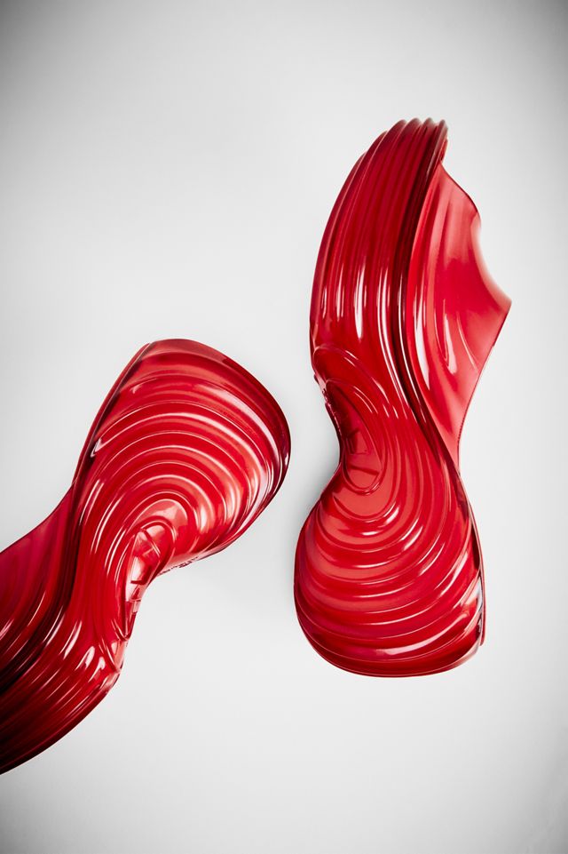 Scarpe con Zeppa Quantum Rosse Melissa x Diesel #5