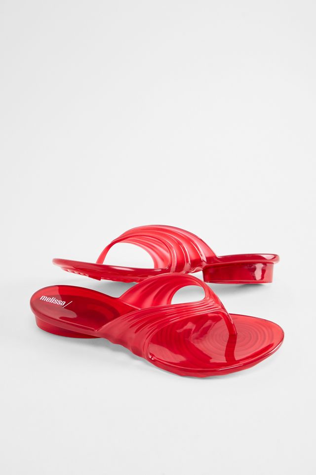 Melissa x Diesel Red Quantum Thong Flip Flops #1