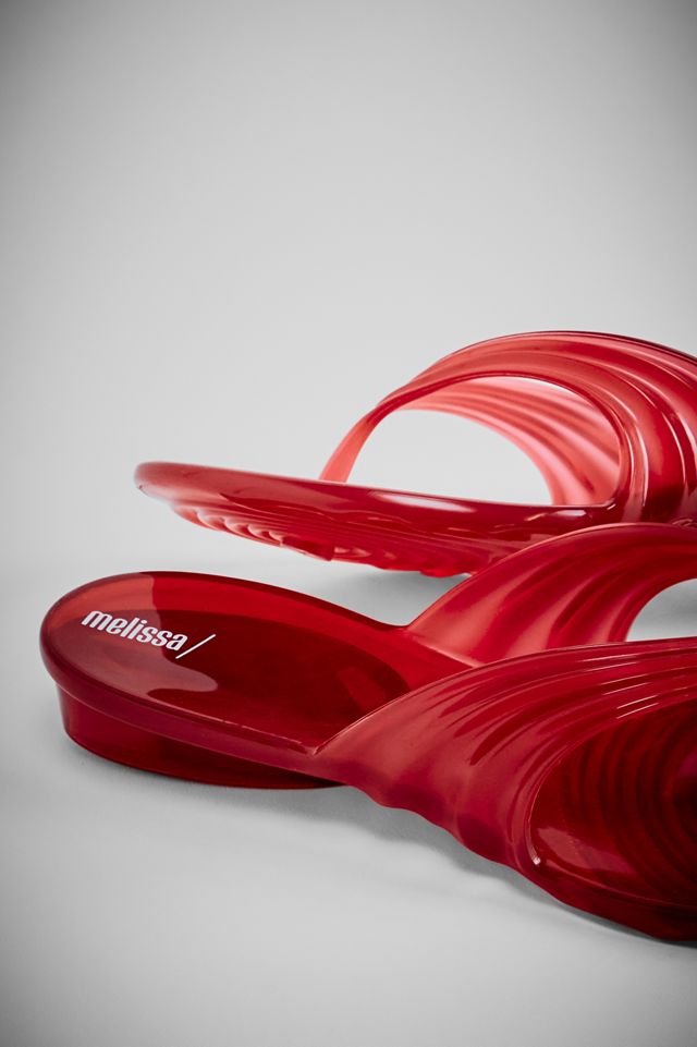 Melissa x Diesel Red Quantum Thong Flip Flops #5