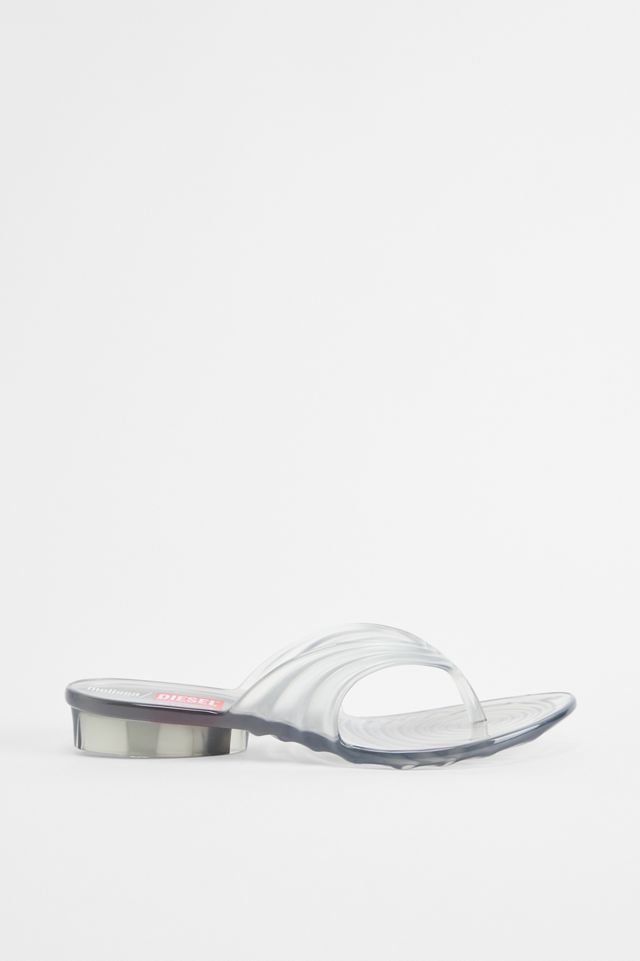 Melissa x Diesel Clear Quantum Thong Flip Flops #3