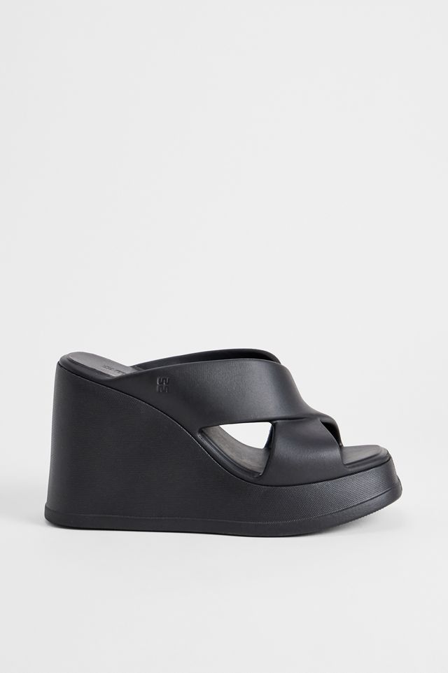 Melissa Schwarze Free Vibe Keilsandalen #4