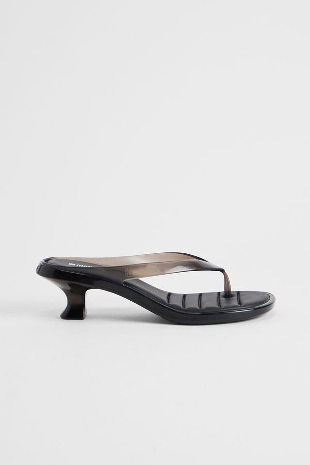 Sandalias de Tiras Negras con Tacón Bajo Melissa #2