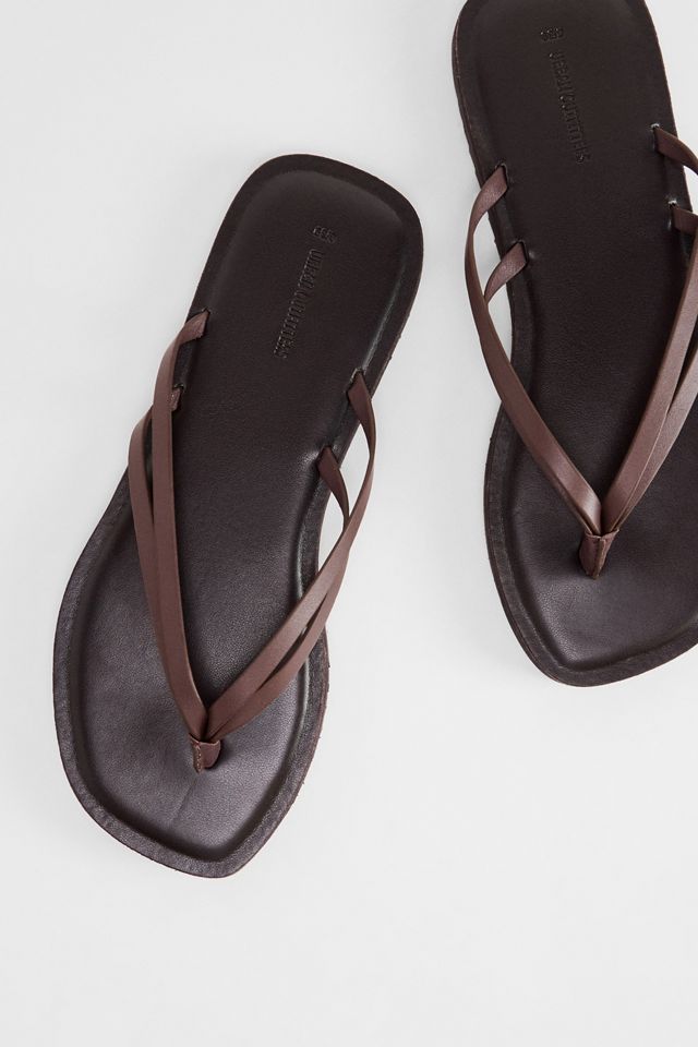 UO Leather Flip Flops #2