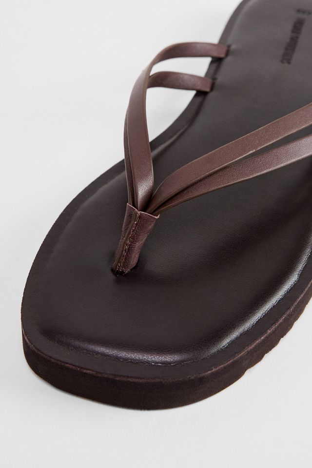 UO Leather Flip Flops #4