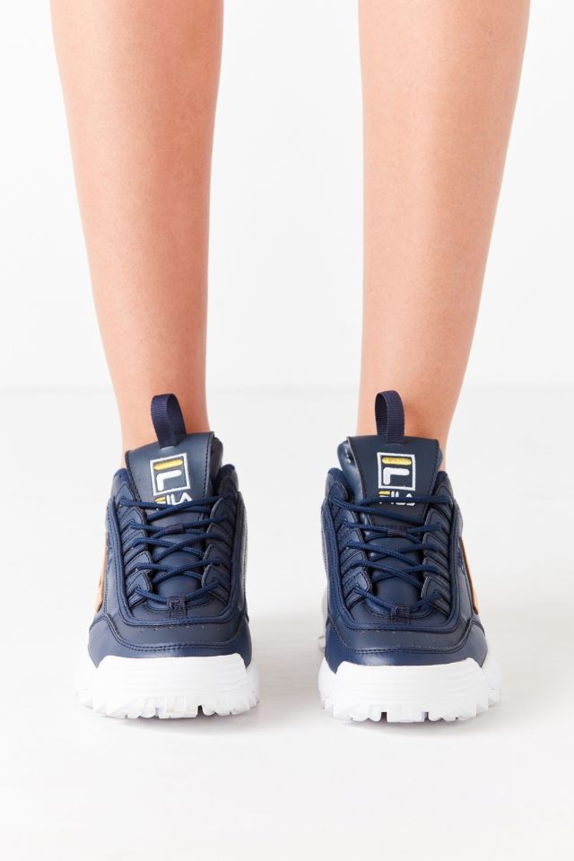 Fila disruptor navy and outlet gold