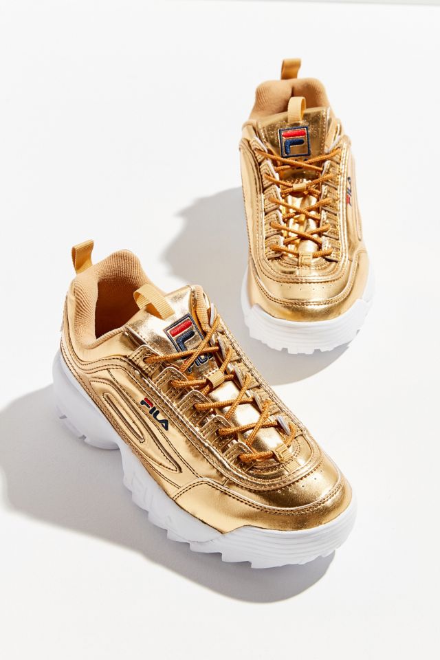 Gold fila disruptor 2 best sale