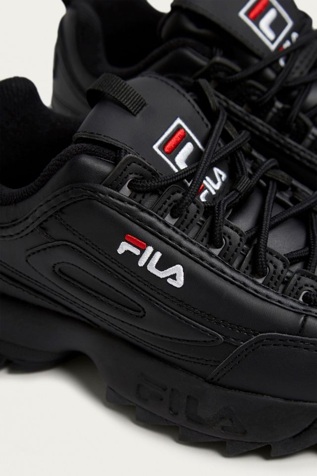 Black fila hot sale shoes price