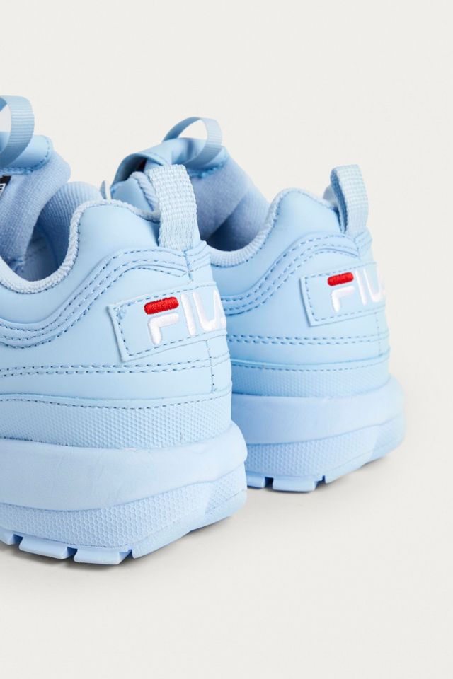 Light blue deals fila disruptor