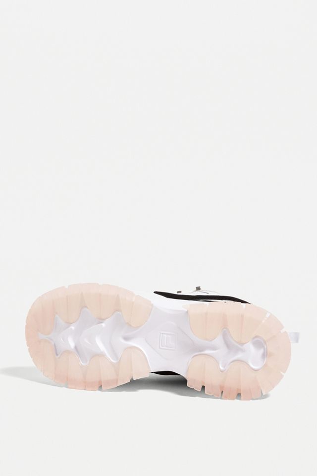 FILA White & Pink Ray Tracer T2 Trainers #4