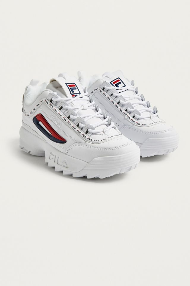 FILA Disruptor II Premium White Trainers #1