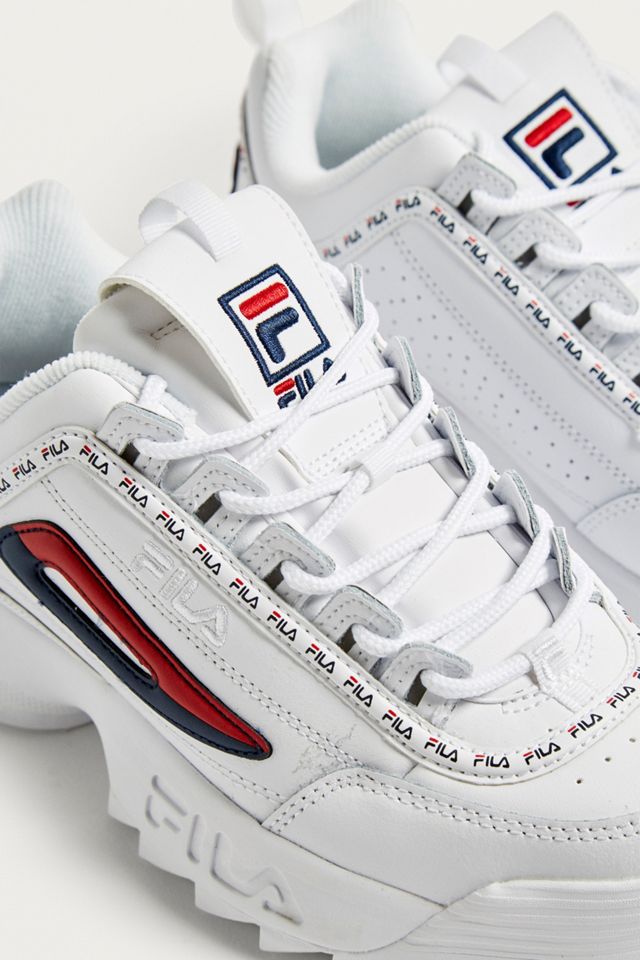 FILA Disruptor II Premium White Trainers #2
