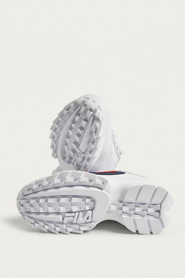 FILA Disruptor II Premium White Trainers #4