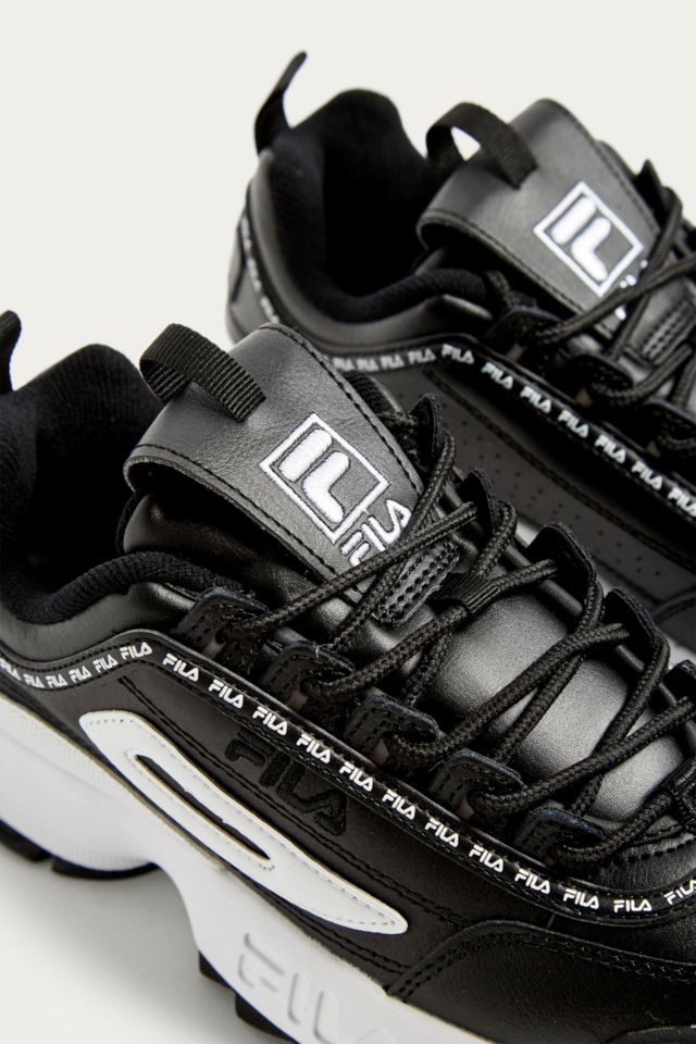 Fila disruptor sale repeat black