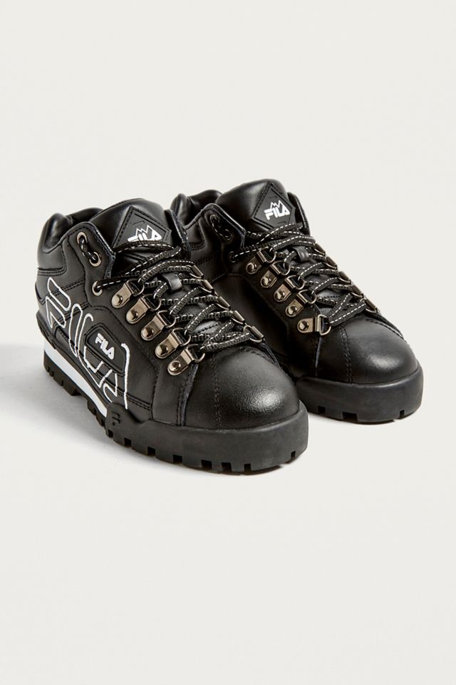 FILA - Baskets Trailblazer en cuir noires #1