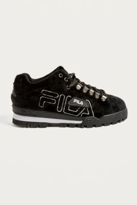 Fila velvet trainers sale