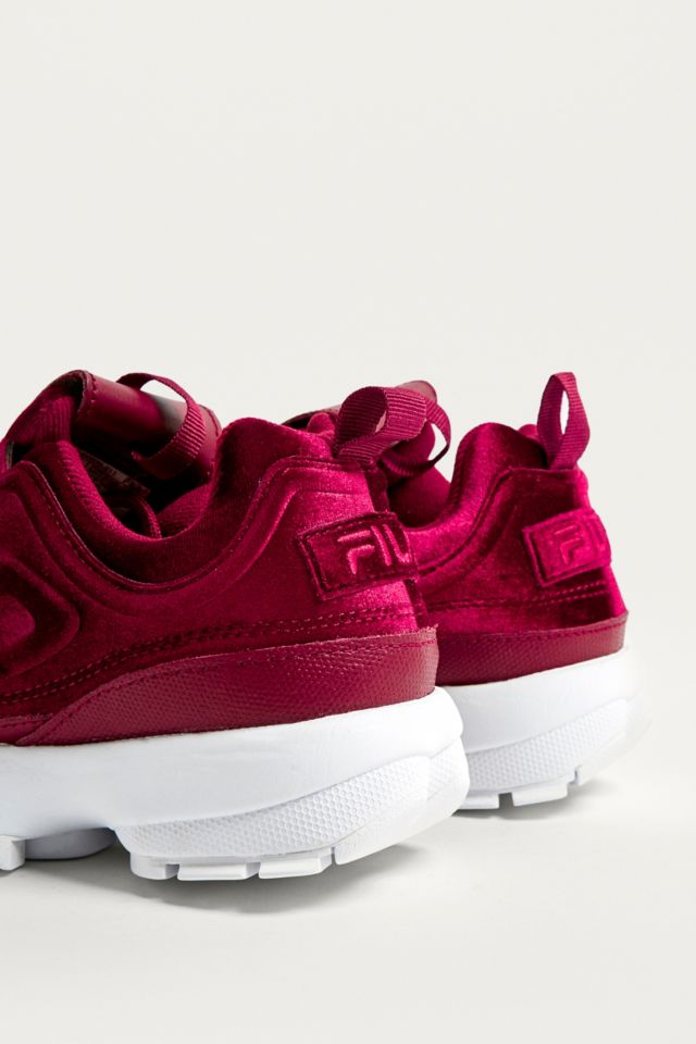 Fila disruptor deals rose velour