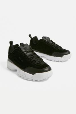 fila disruptor velour noir