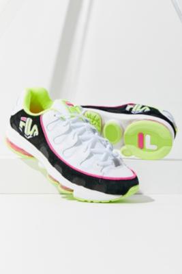 Fila silva deals white reflective trainers