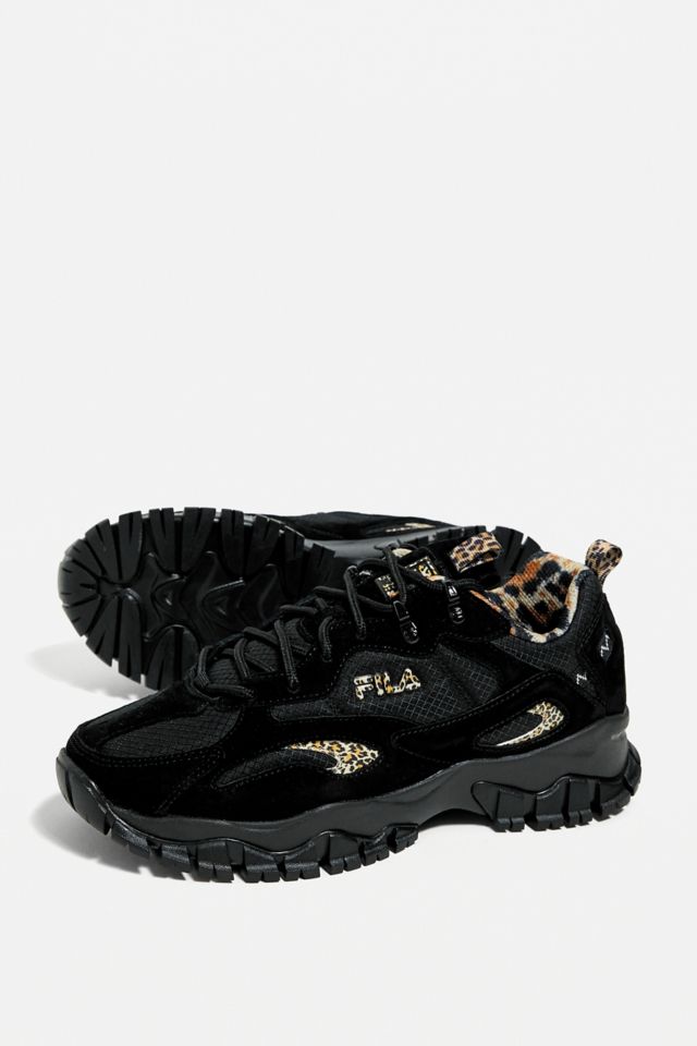 Fila store black leopard