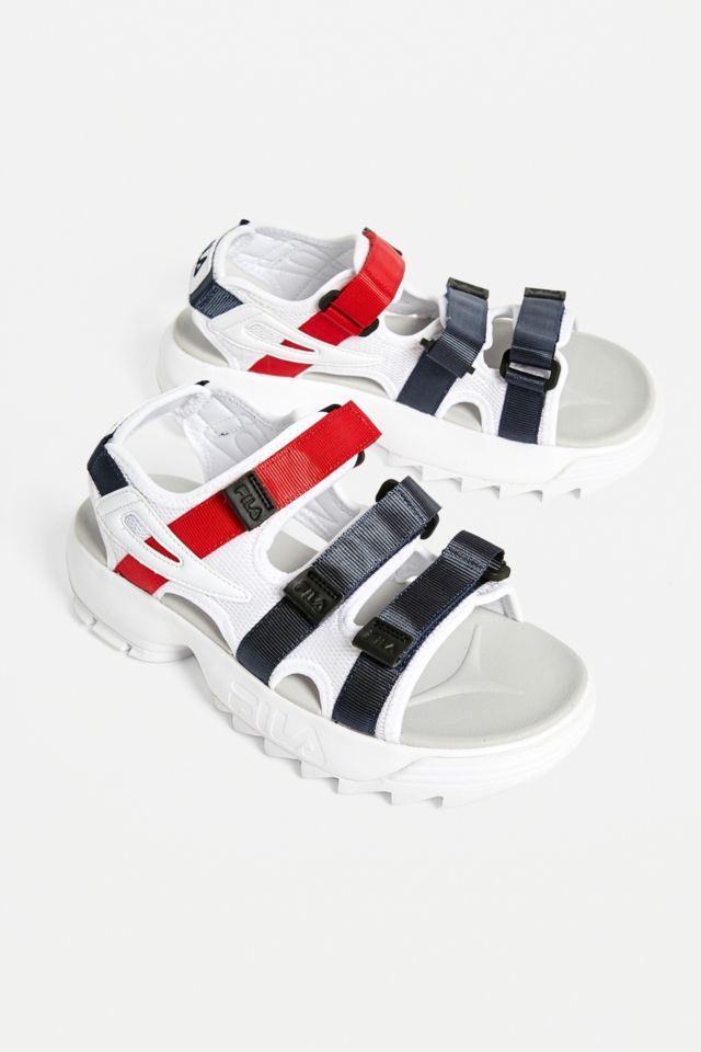 Fila white hotsell flip flops