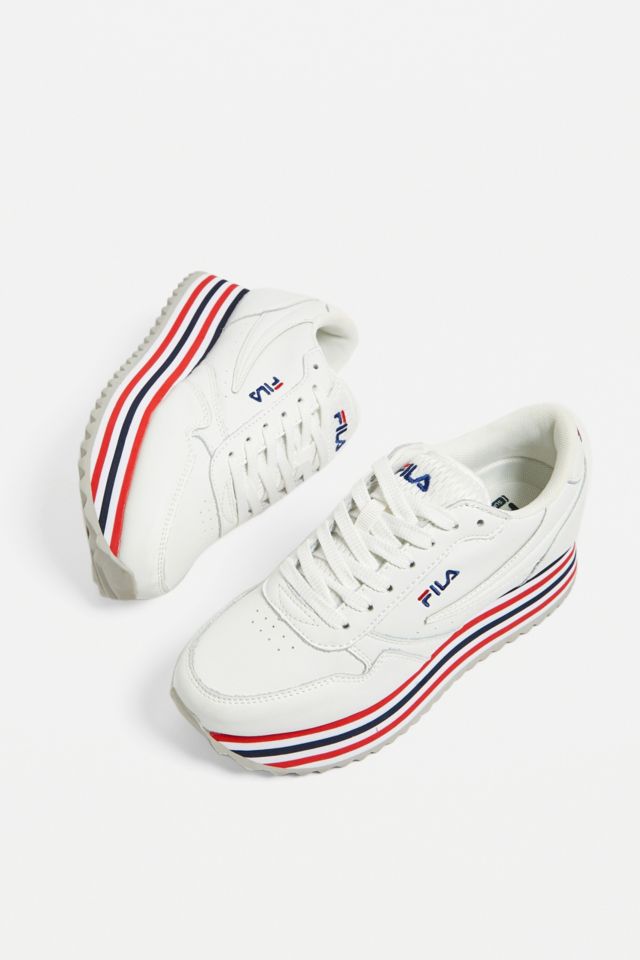 Fila orbit cheap zeppa trainers white