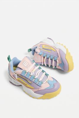 Fila white disruptor 3 deals zip trainers