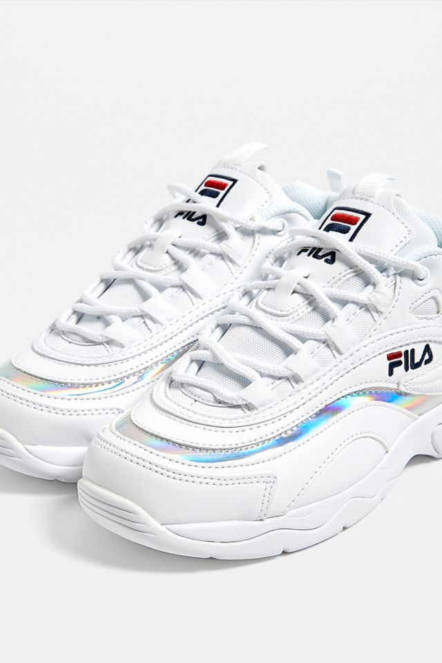 Fila ray 2025 silver trainers