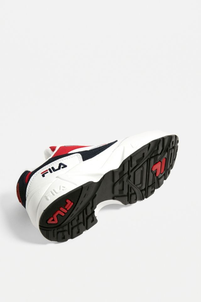 Fila venom white on sale red