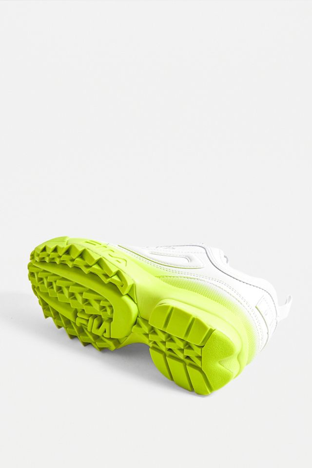 FILA Baskets Disruptor 'Brights' jaune Urban Outfitters FR