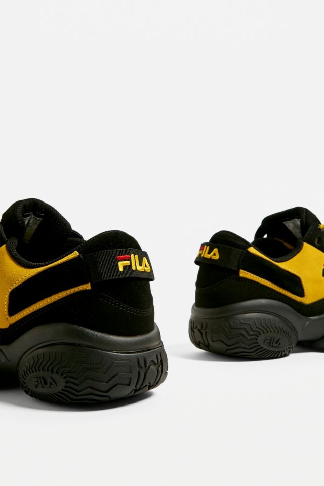 Fila provenance yellow shop black trainers