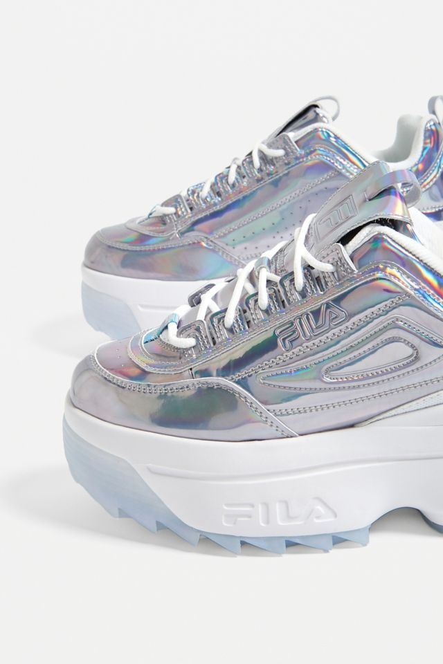 Fila disruptor hot sale wedge iridescent