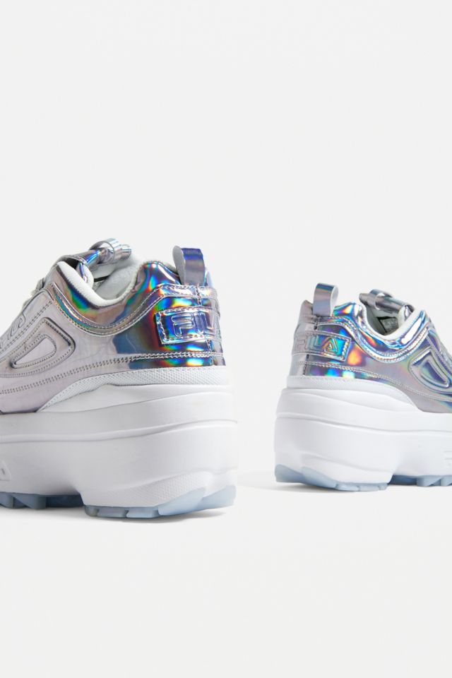 Fila disruptor hot sale wedge iridescent