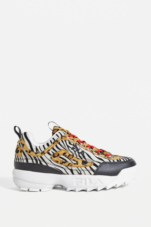 Leopard print 2024 fila disruptor