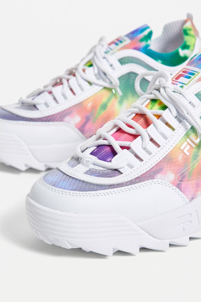 Fila disruptor ii on sale tie dye shoes