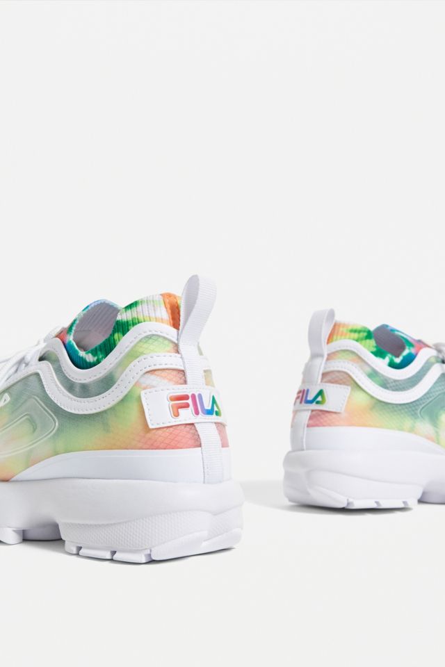 Tie dye best sale fila shoes