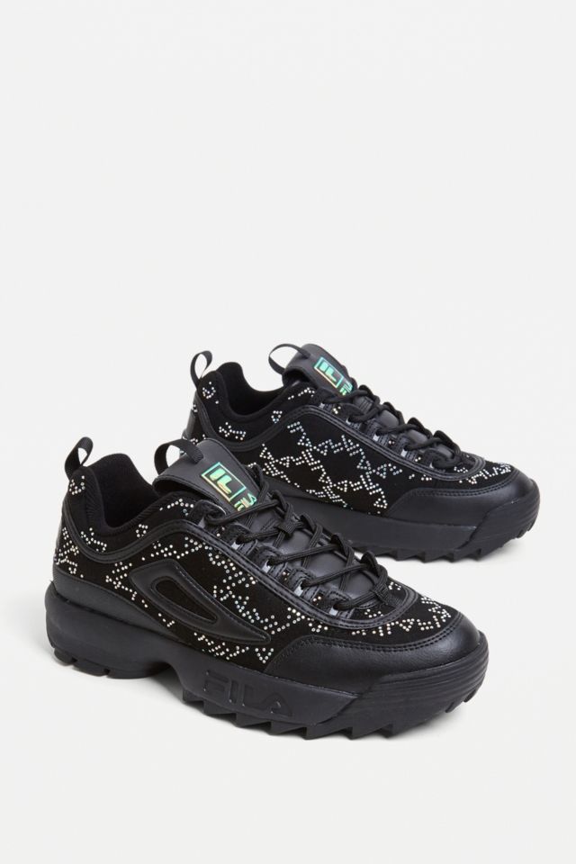 Fila chunky deals trainers black