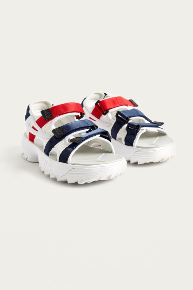 Fila disruptor platform sandal online